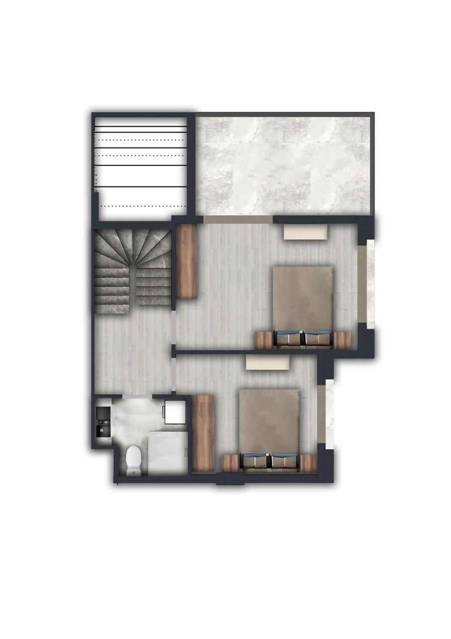 Flat in Antalya, Turkey, 55 m² - picture 12