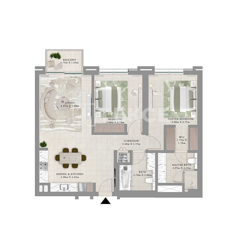 Apartamento en Dubái, EAU, 113 m² - imagen 8