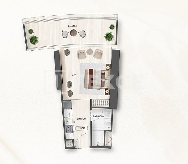 Apartment in Dubai, VAE, 75 m² - Foto 12