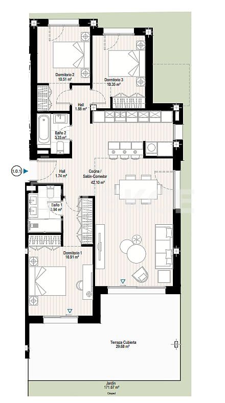 Apartment in Casares, Spanien, 103 m² - Foto 14