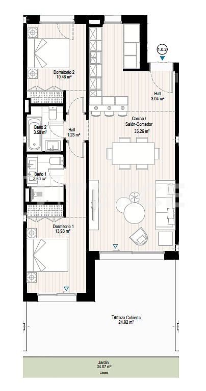 Apartment in Casares, Spanien, 103 m² - Foto 16
