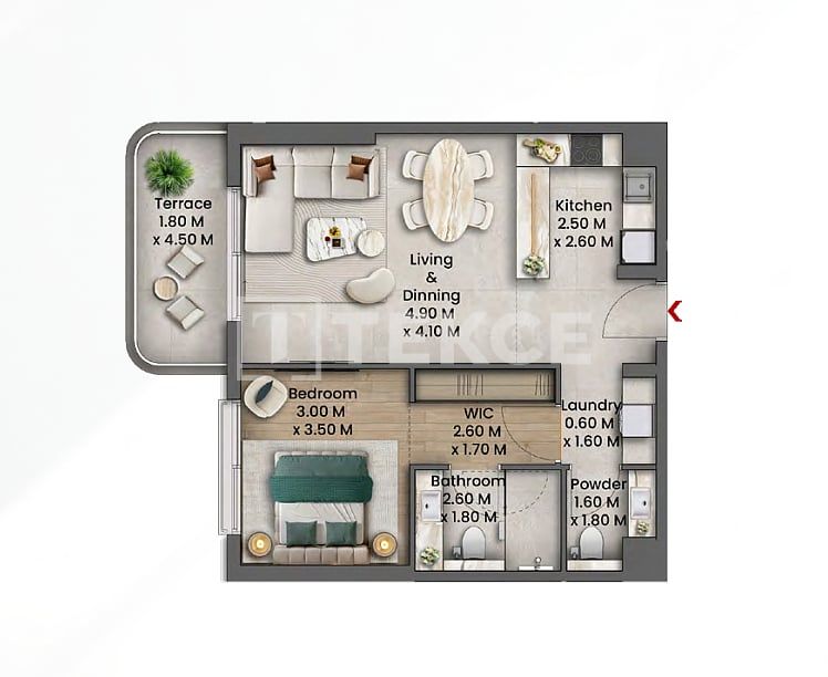 Apartment in Dubai, UAE, 166 m² - picture 19