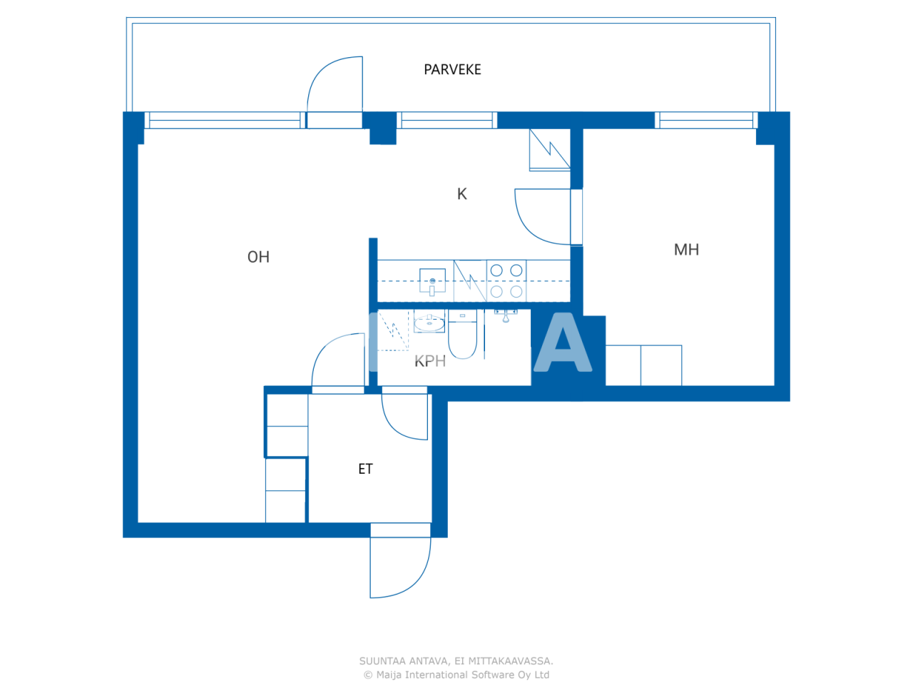 Appartamenti a Lahti, Finlandia, 42 m² - foto 2
