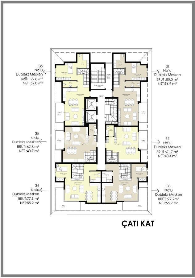 Appartement à Alanya, Turquie, 78 m² - image 19