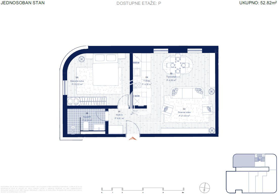 Apartment in Lastva, Montenegro, 27 m² - picture 9