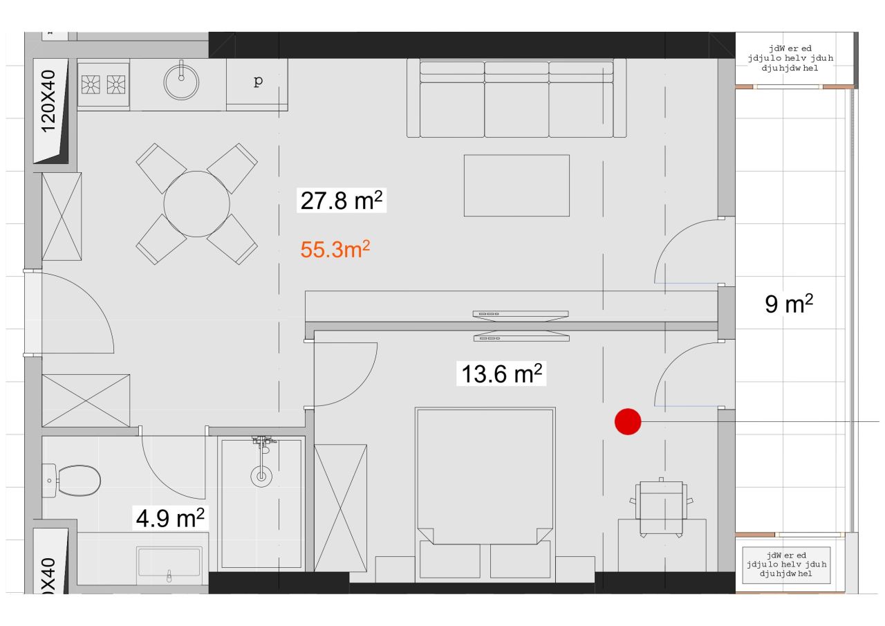 Appartement à Batoumi, Géorgie, 55.3 m² - image 3