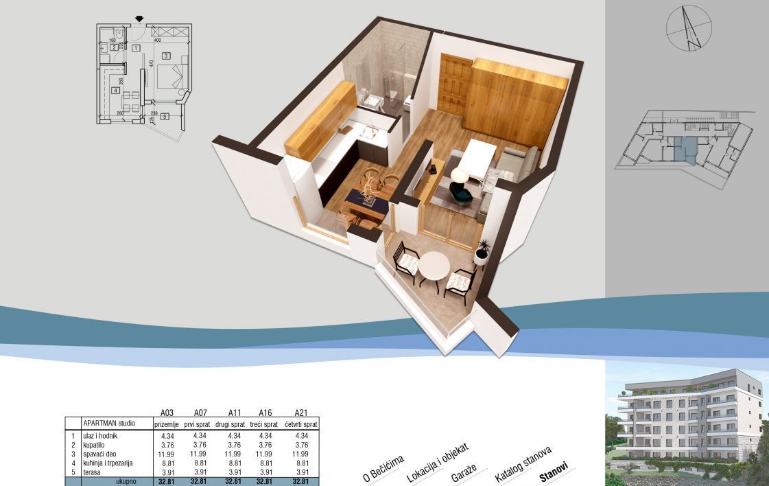 Apartment in Becici, Montenegro, 116.44 m² - picture 16