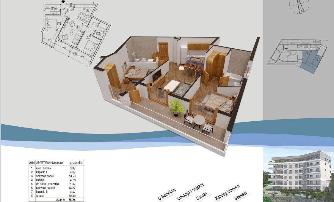 Apartment in Becici, Montenegro, 116.44 m² - picture 17