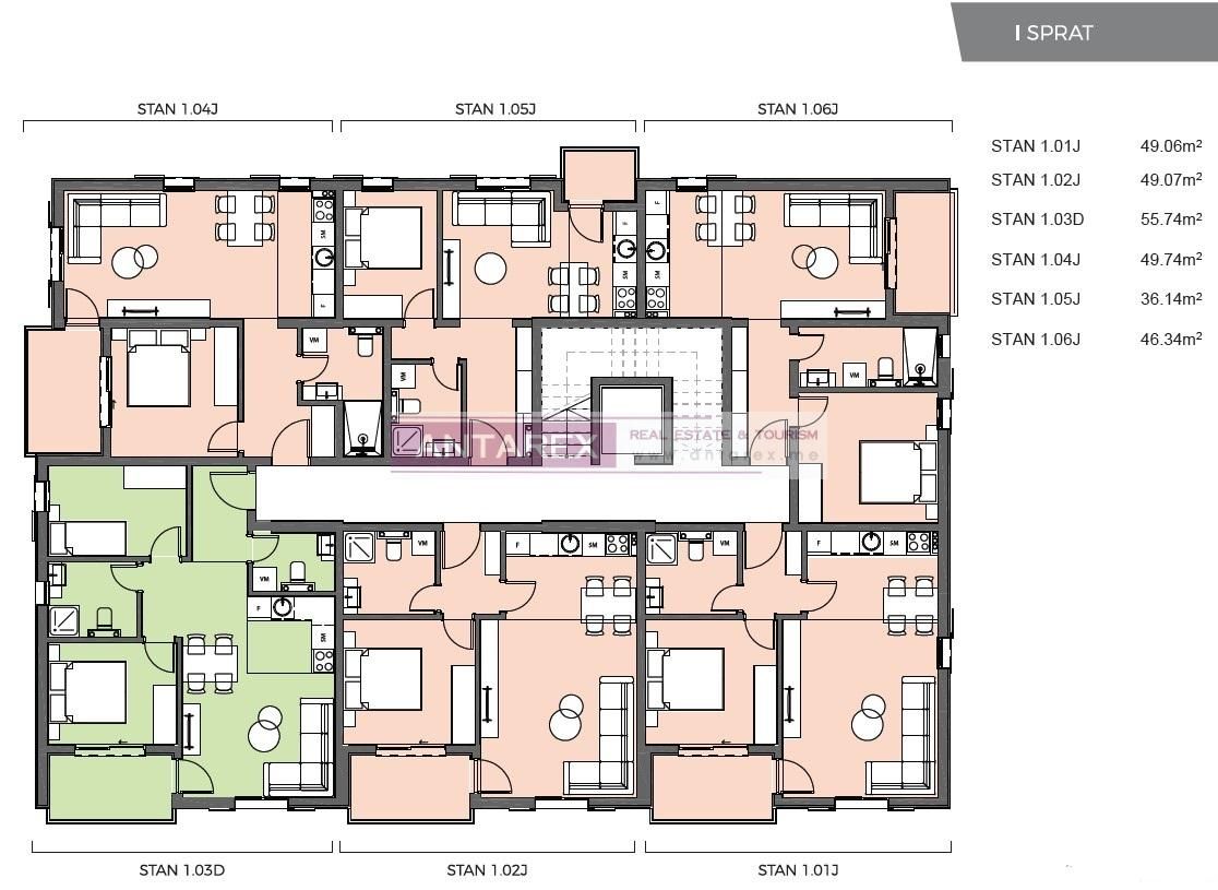 Apartment in Bijela, Montenegro, 36 m² - Foto 7