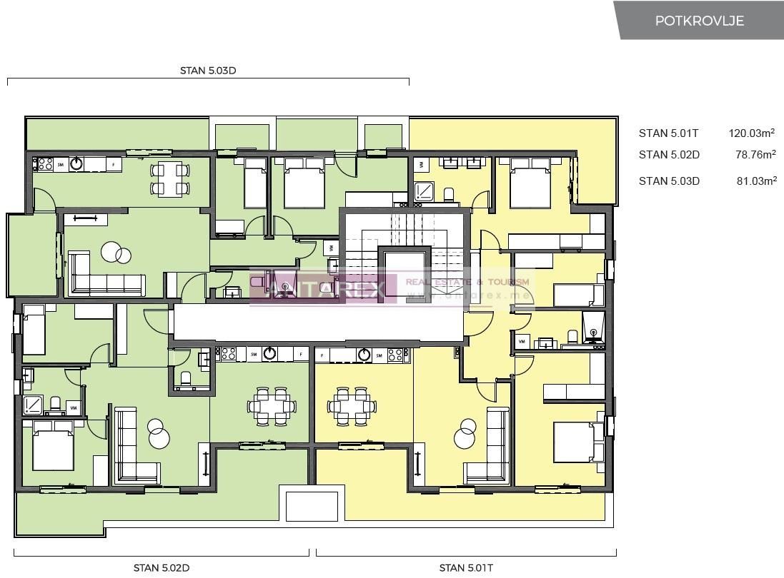 Apartment in Bijela, Montenegro, 120 m² - Foto 11