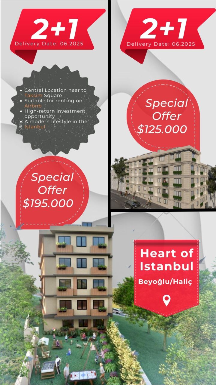 Apartment in Istanbul, Türkei, 107 m² - Foto 2