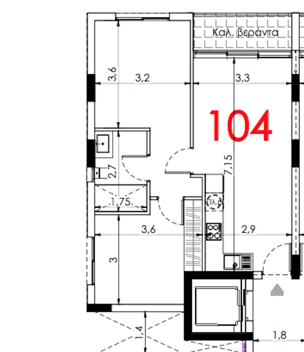 Apartamento en Trachoni, Chipre, 68 m² - imagen 1