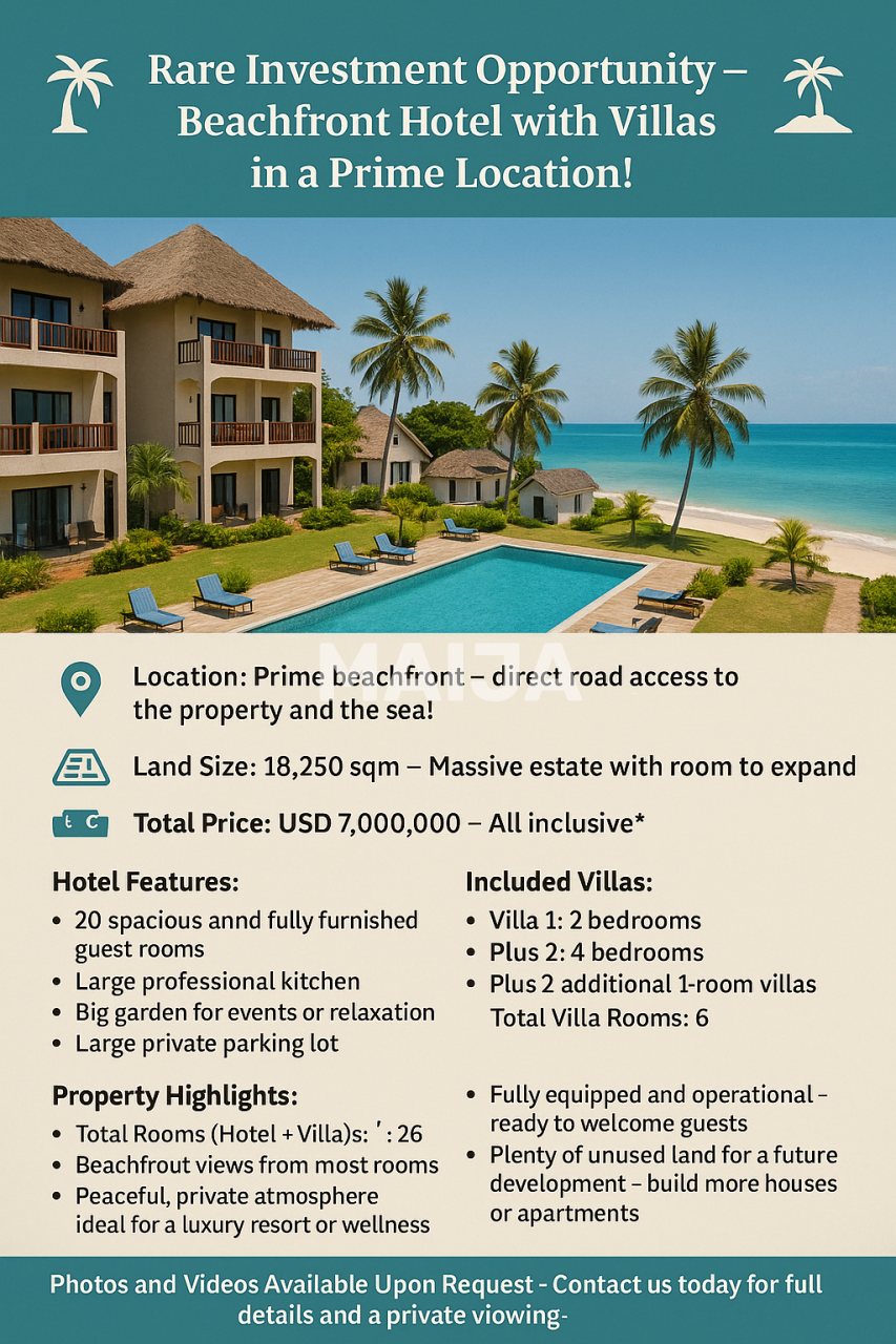 Hotel Pongwe, Tanzania, 18.25 m² - picture 11