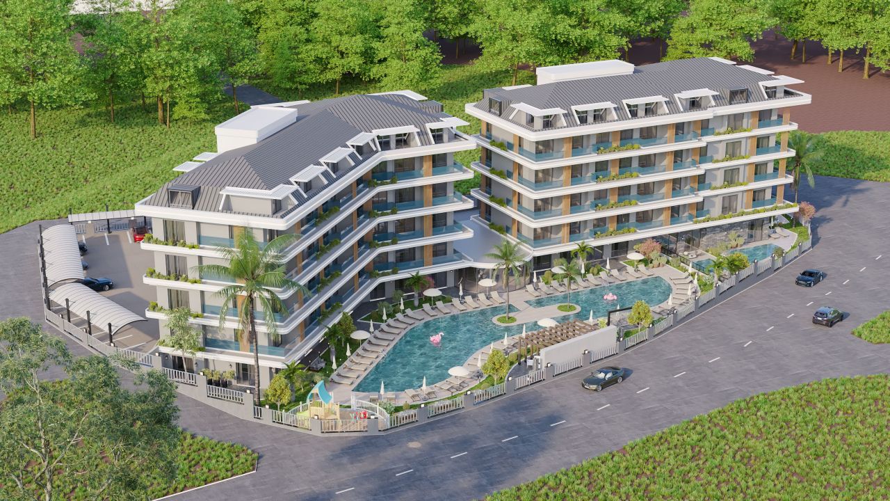 Apartamento en Alanya, Turquia, 51 m² - imagen 1