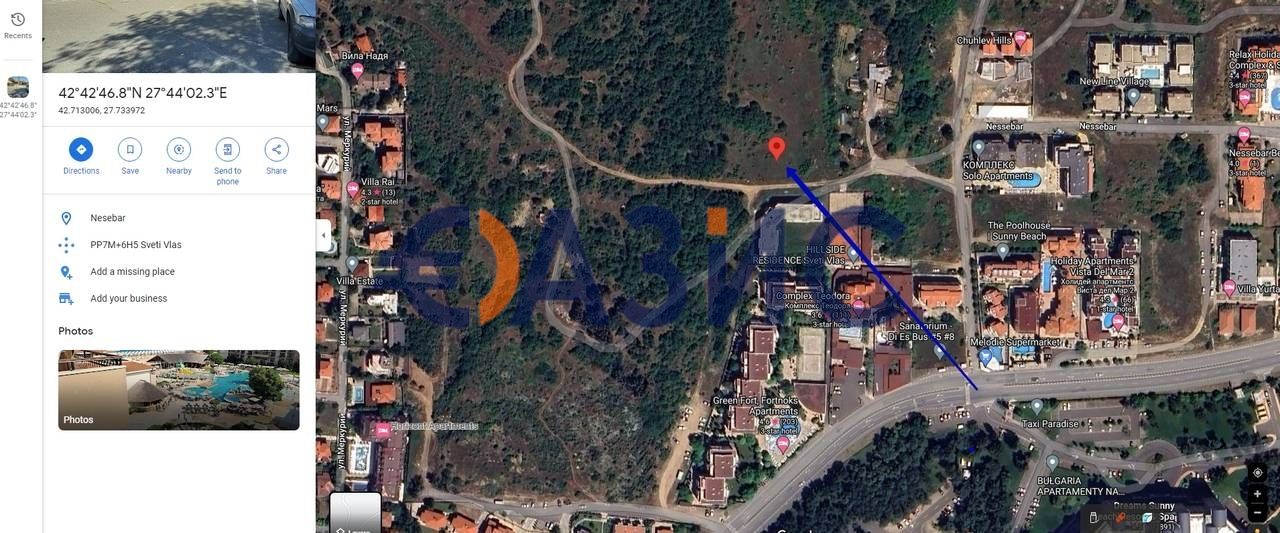 Propiedad comercial en Sveti Vlas, Bulgaria, 2 000 m² - imagen 1