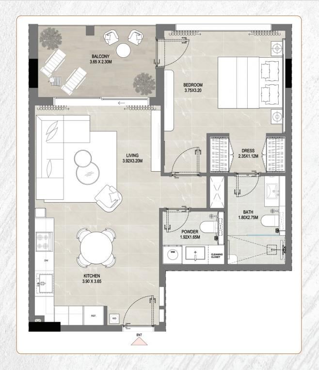 Wohnung in Dubai, VAE, 67 m² - Foto 15