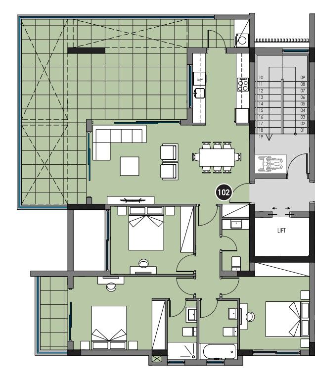 Appartamenti a Limassol, Cipro, 137 m² - foto 5