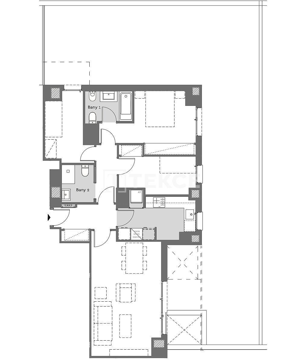 Apartment in Badalona, Spanien, 143 m² - Foto 13