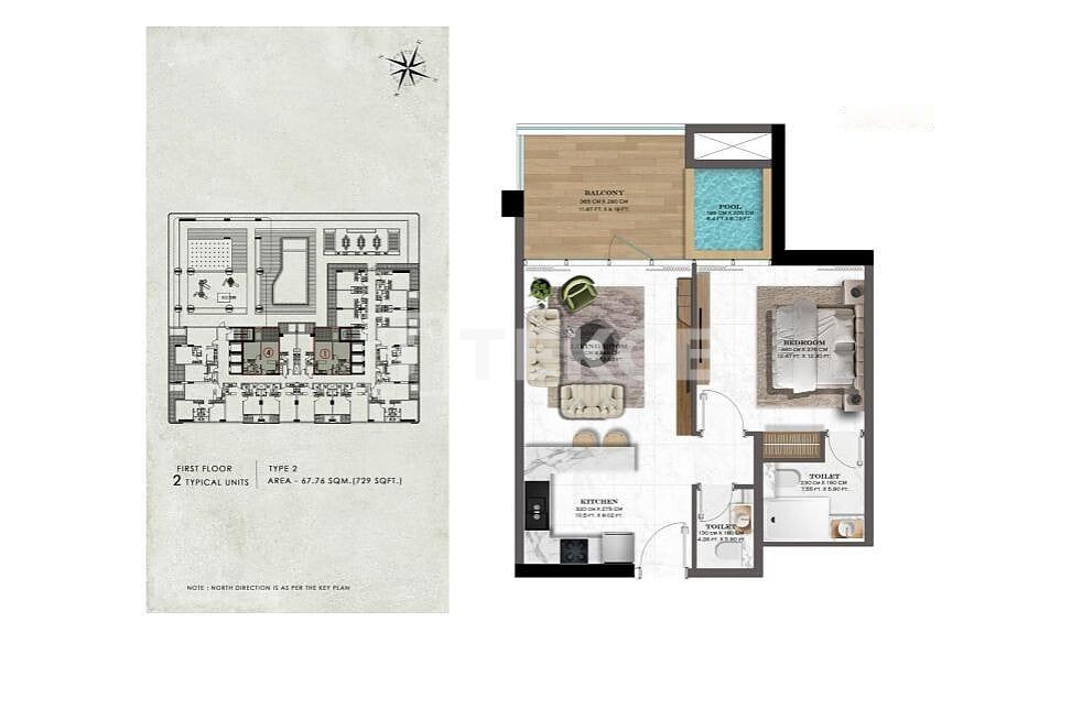 Appartement Majan, EAU, 39 m² - image 14