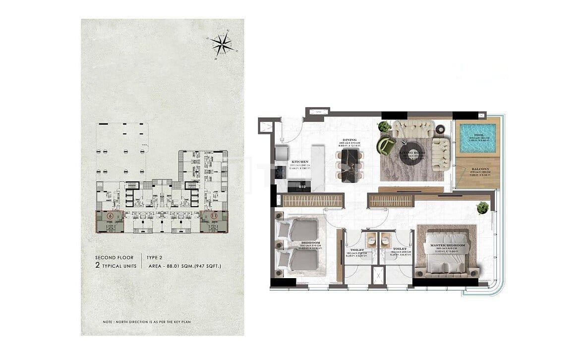Appartement Majan, EAU, 39 m² - image 16