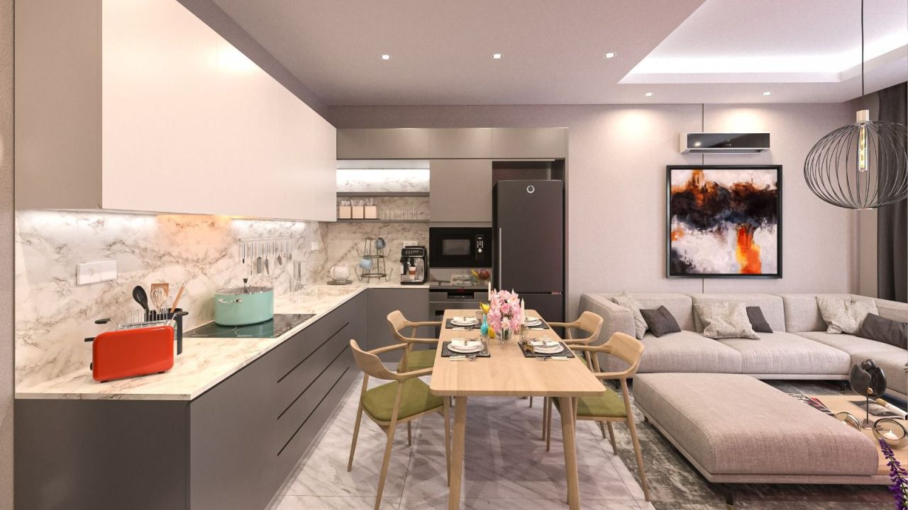 Appartamenti a Alanya, Turchia, 53 m² - foto 2