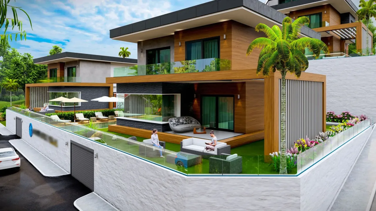 Villa in Alanya, Türkei, 416 m² - Foto 2