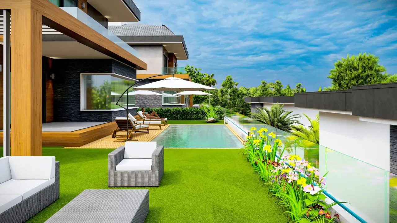 Villa in Alanya, Türkei, 416 m² - Foto 3