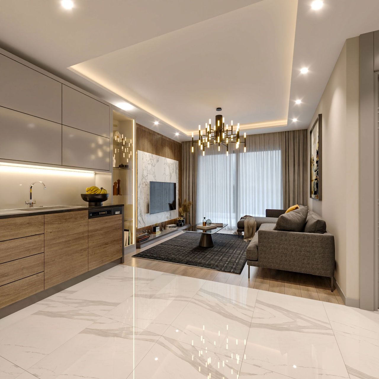 Apartamento en Mersin, Turquia, 62 m² - imagen 4