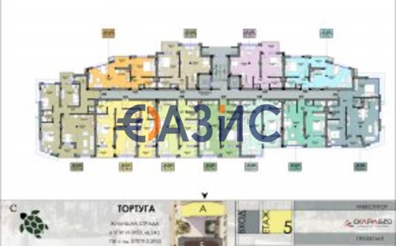 Appartamenti a Burgas, Bulgaria, 62.6 m² - foto 11