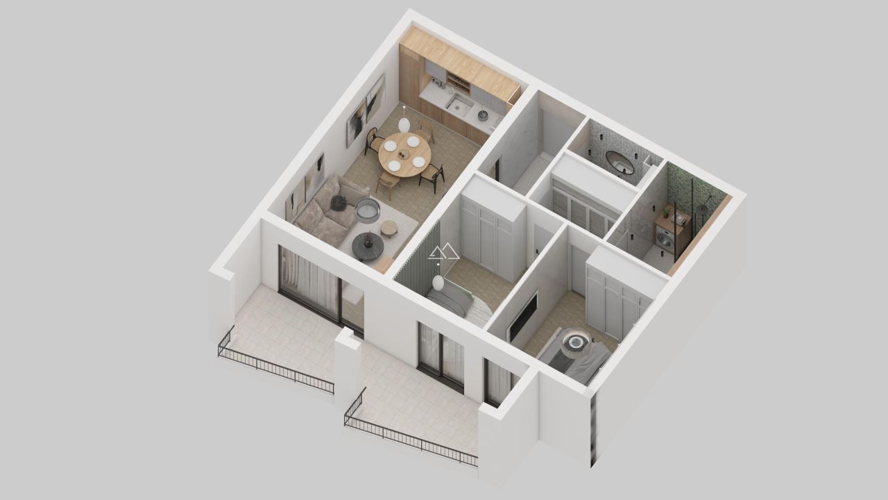 Apartamento en Muo, Montenegro, 69 m² - imagen 2
