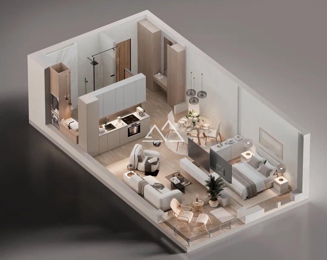 Apartment in Becici, Montenegro, 52 m² - Foto 5