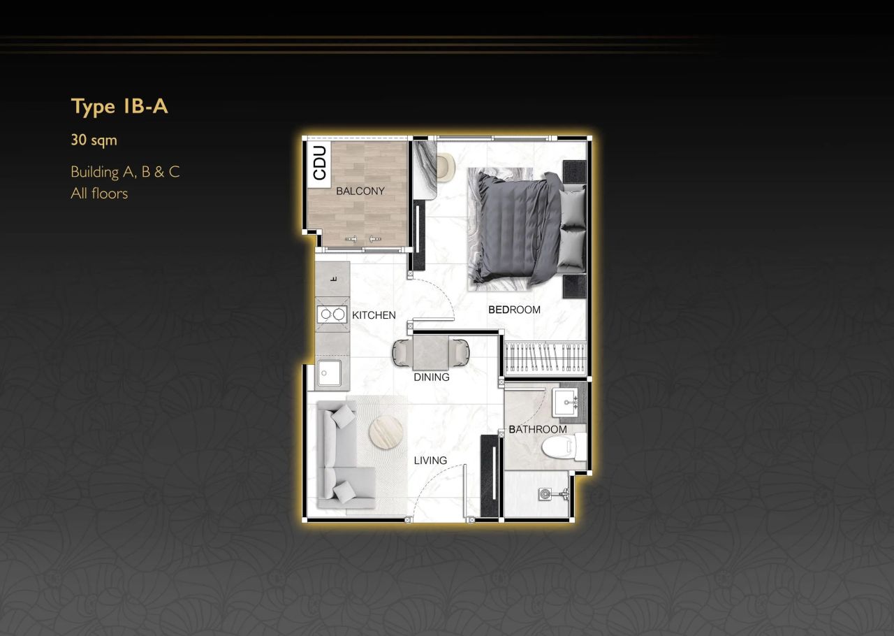 Flat in Pattaya, Thailand, 30 m² - picture 18