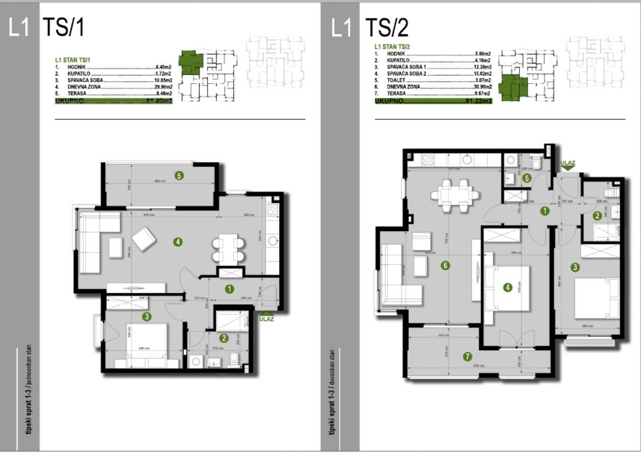 Piso en el Bar, Montenegro, 50 m² - imagen 5