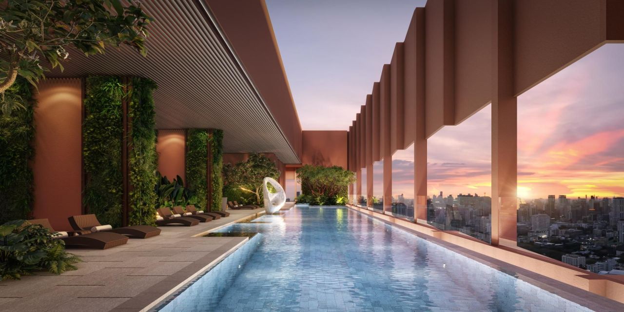 Appartement à Bangkok, Thaïlande, 45.5 m² - image 1