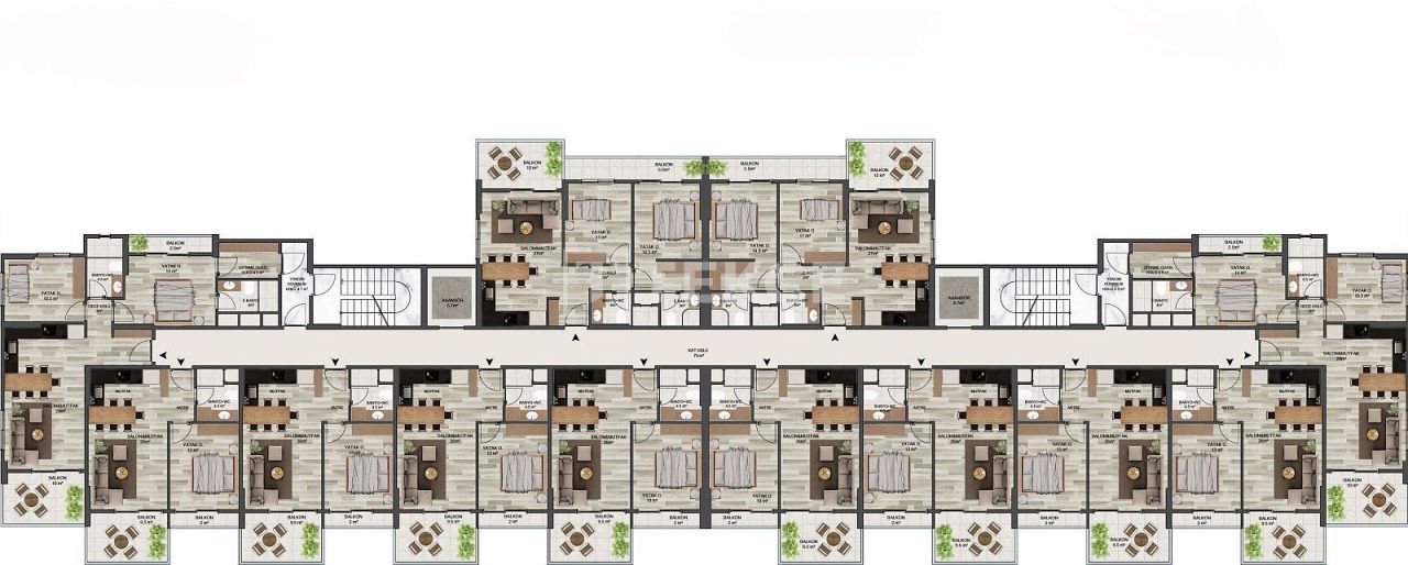 Apartamento Erdemli, Turquia, 115 m² - imagen 17