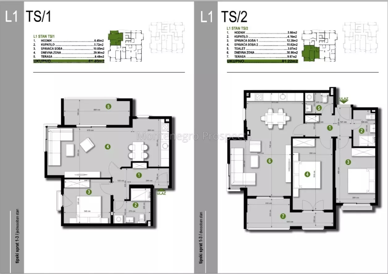 Apartamento en el Bar, Montenegro, 50 m² - imagen 5