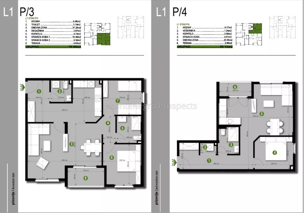 Apartamento en el Bar, Montenegro, 50 m² - imagen 4
