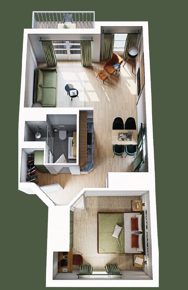 Appartamenti a Arnsberg, Germania, 52 m² - foto 8