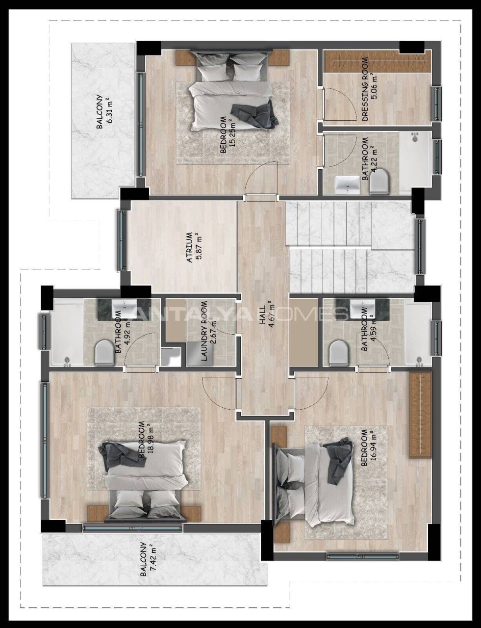 Villa in Fethiye, Turkey, 240 m² - picture 18