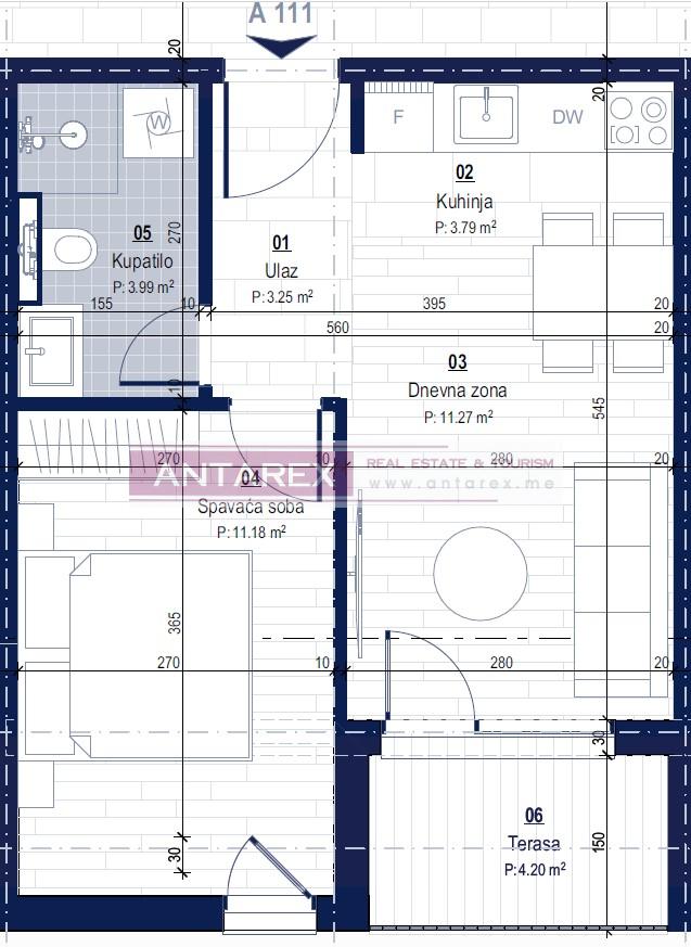 Appartamenti a Kotor, Montenegro, 27.3 m² - foto 9