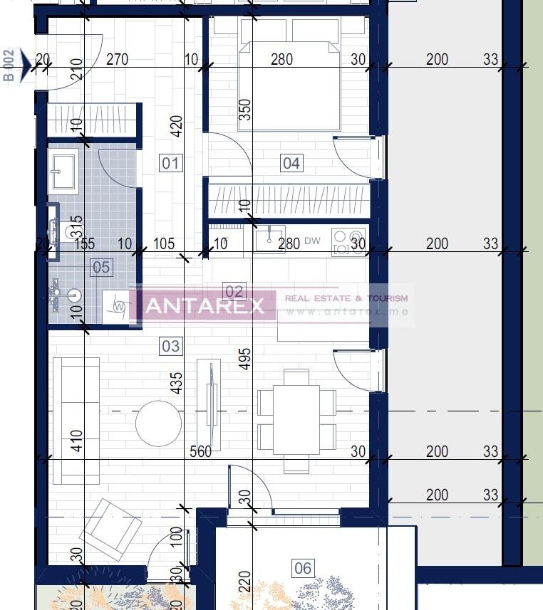 Appartamenti a Kotor, Montenegro, 57.6 m² - foto 10