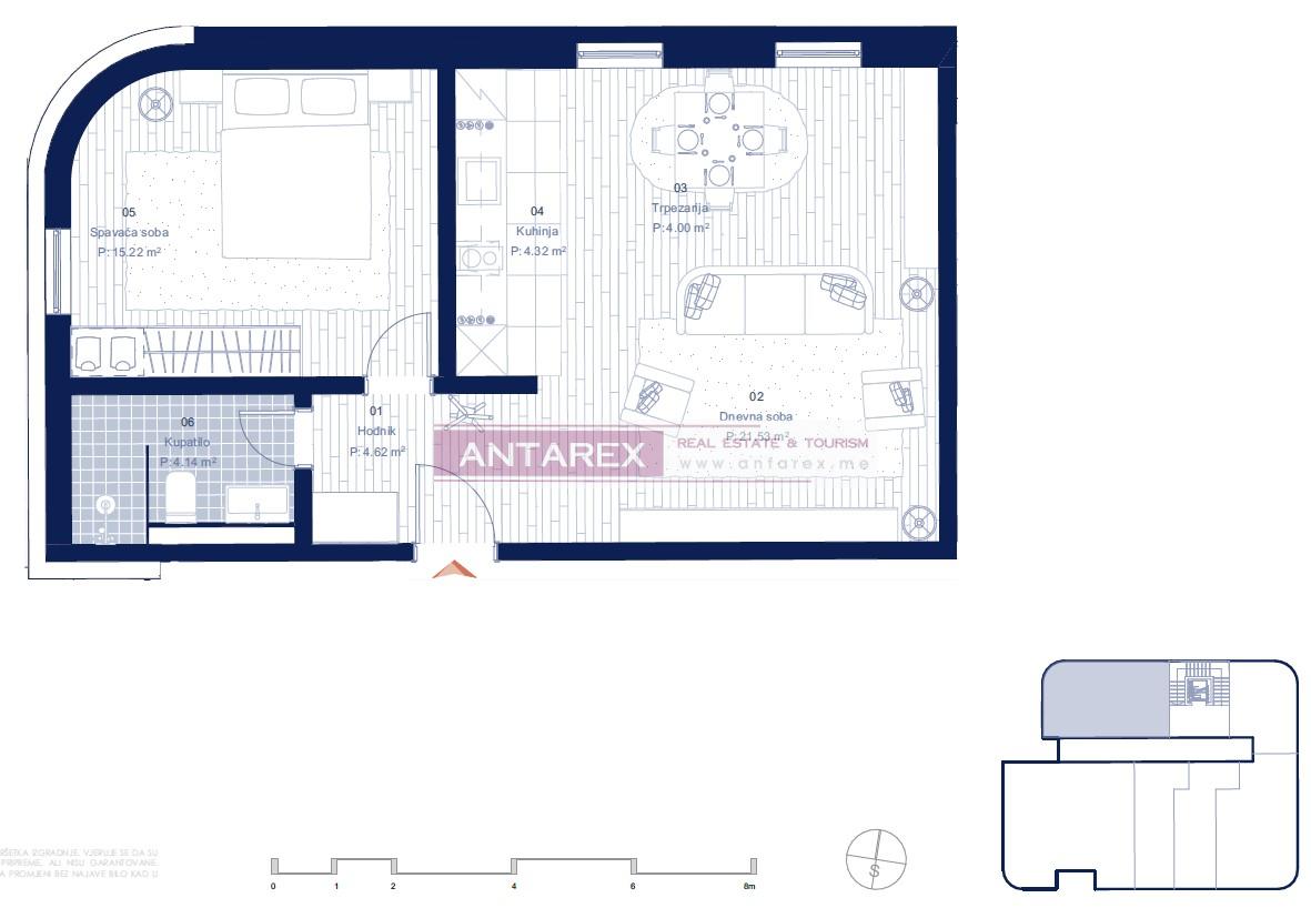 Apartment in Kotor, Montenegro, 29.5 m² - picture 11