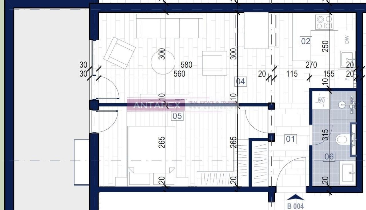 Appartamenti a Kotor, Montenegro, 57.6 m² - foto 11
