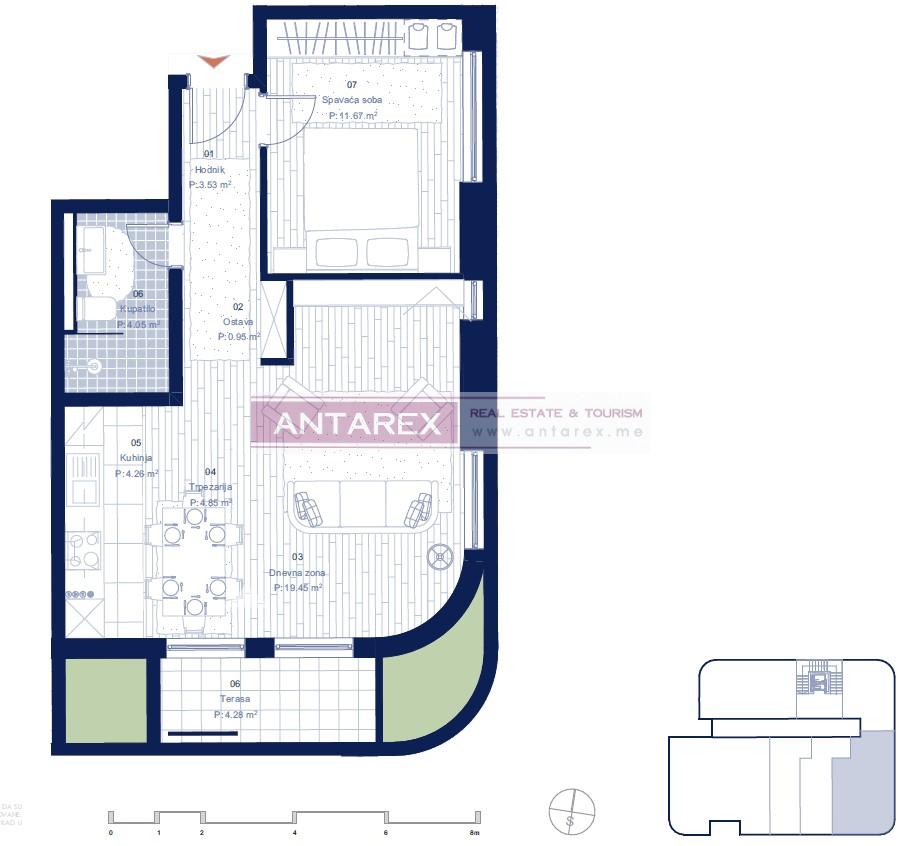 Apartment in Kotor, Montenegro, 29.5 m² - picture 12