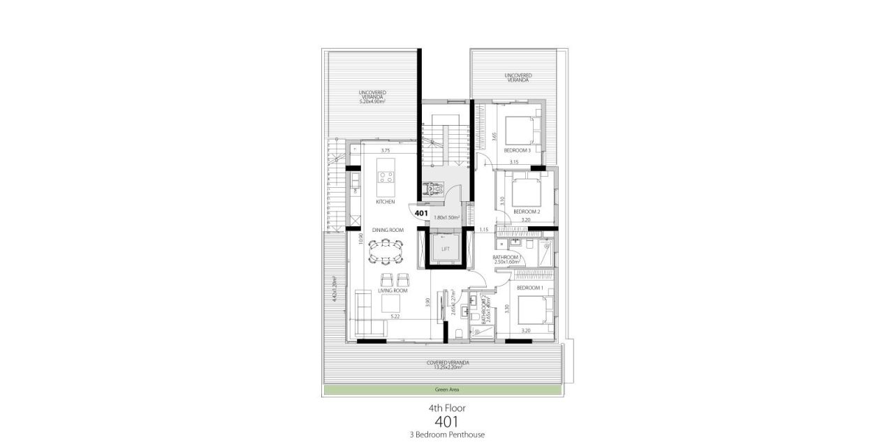 Penthouse in Limassol, Zypern, 161 m² - Foto 5