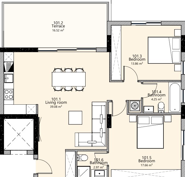 Appartement à Limassol, Chypre, 108 m² - image 14