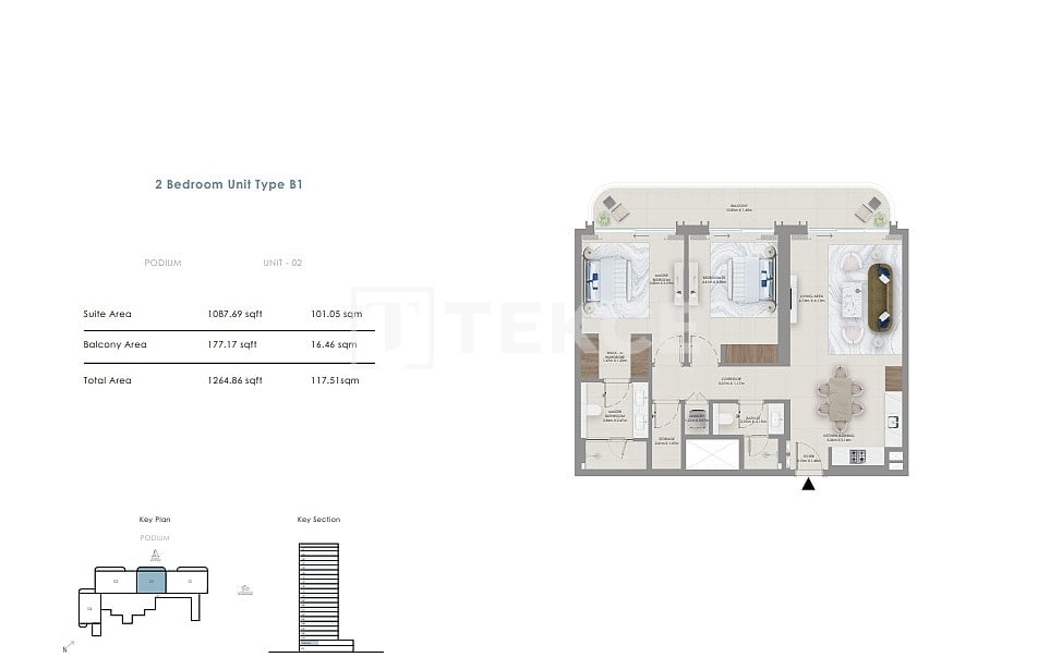 Apartment Mina Rashid, UAE, 72 m² - picture 11