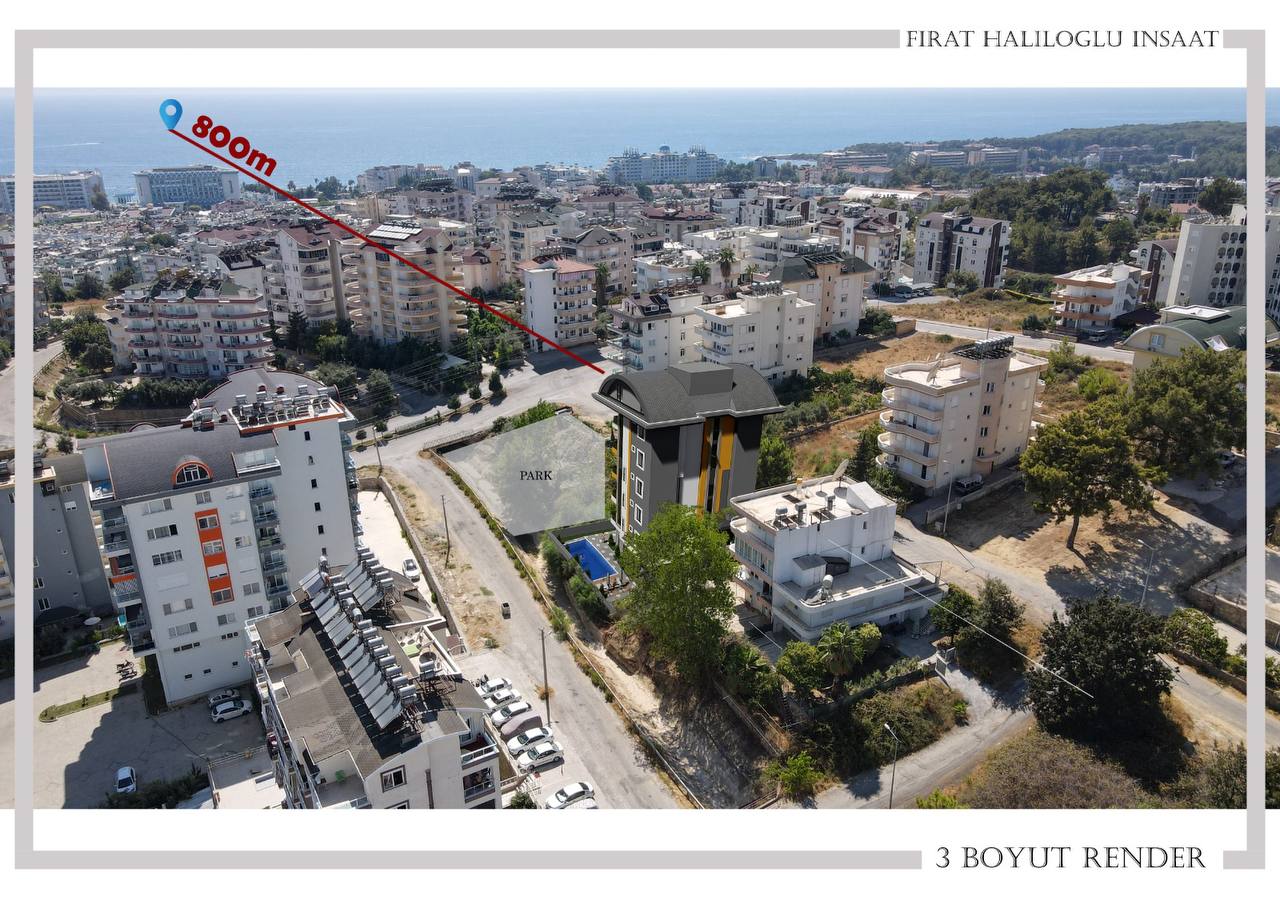 Piso en Alanya, Turquia, 45 m² - imagen 1