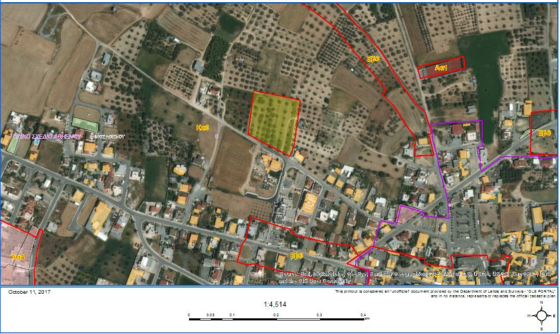 Grundstück in Larnaka, Zypern, 8 630 m² - Foto 1