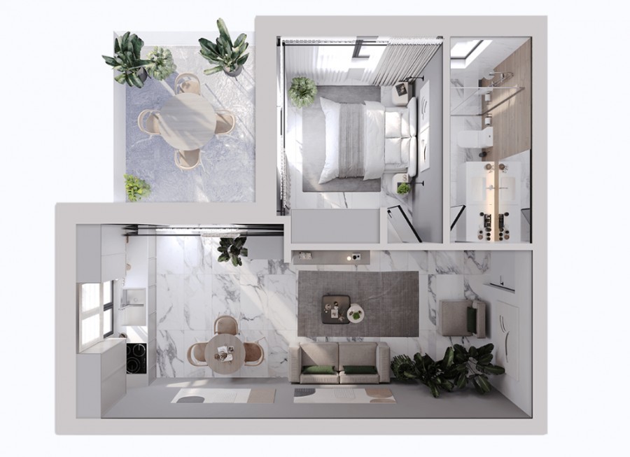 Appartamenti a Limassol, Cipro, 59 m² - foto 7